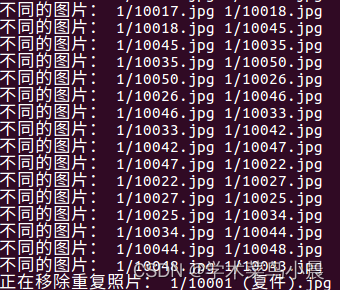 python去除重复图片（数据清洗）