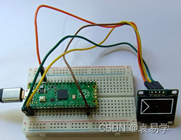 树莓派Pico开发板I2C OLED显示模块接口与MicroPython编程