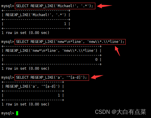 REGEXP_LIKE用法2