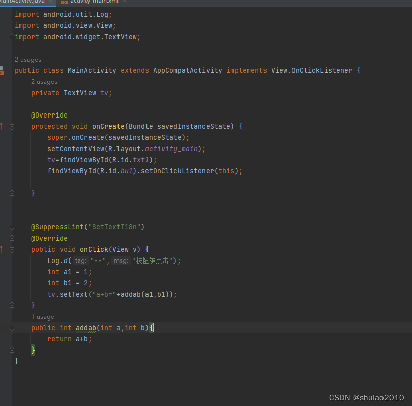 android frida hook 逆向入门 如何自己写一个apk并hook它_hook androidapk-CSDN博客