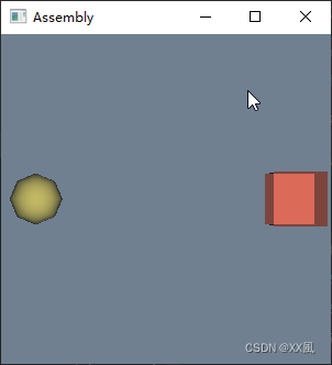 多actor实体组合并统一应用变换_vtkAssembly