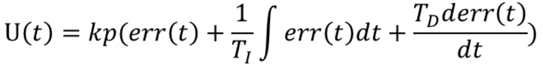 pid控制公式表示