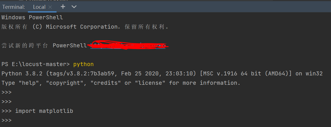 python安装matplotlib画图模块