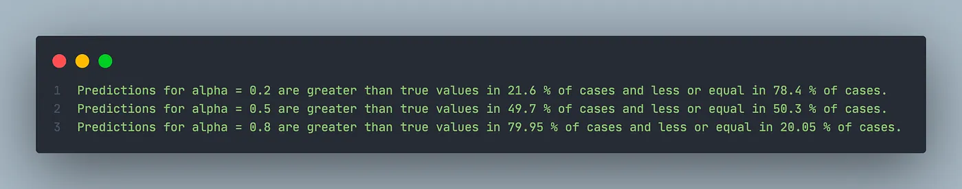 Quantile Loss