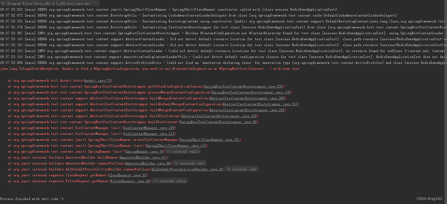 java.lang.IllegalStateException Unable to find a