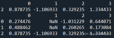 Python 以某一列的空值删除整行