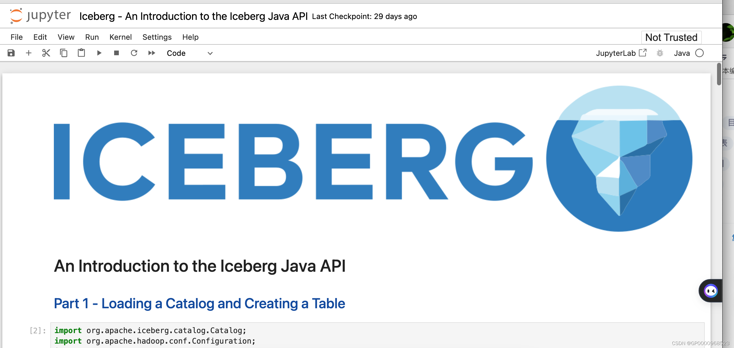 docker compose iceberg 快速体验