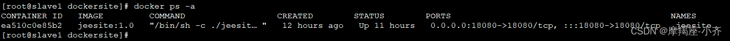 status up..表示 容器正在运行