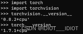 python的pytorch和torchvision利用wheel文件安装