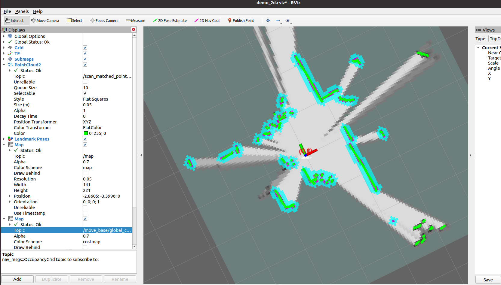 Ubuntu20.04下Cartographer+思岚A3激光雷达建图导航