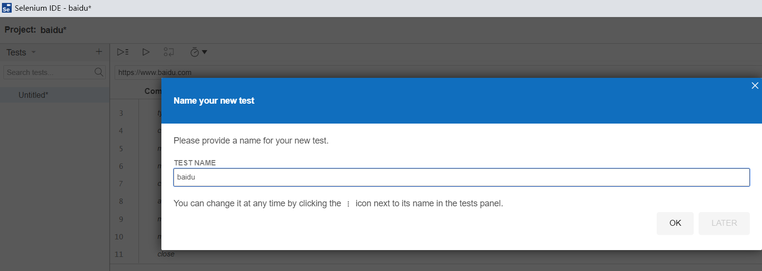 Selenium IDE使用案例：文本（Text）和标题（Title）断言_assert titleCSDN博客