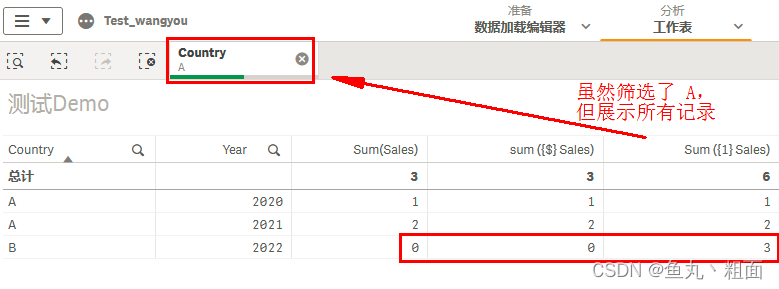 Qlik Sense 集合表达式详解