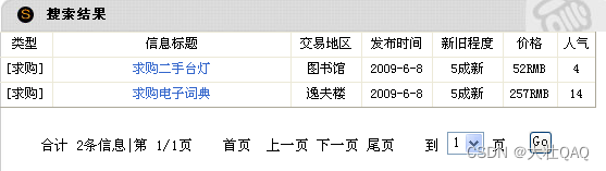 【项目精选】JAVAWEB校园二手平台项目