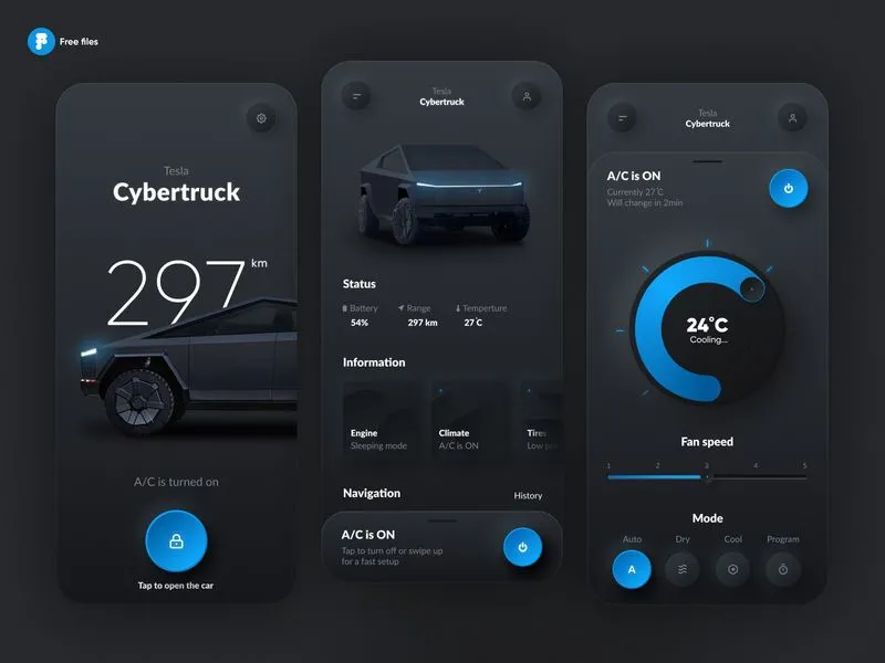 Tesla Smart App by Gavrisov Dmitri