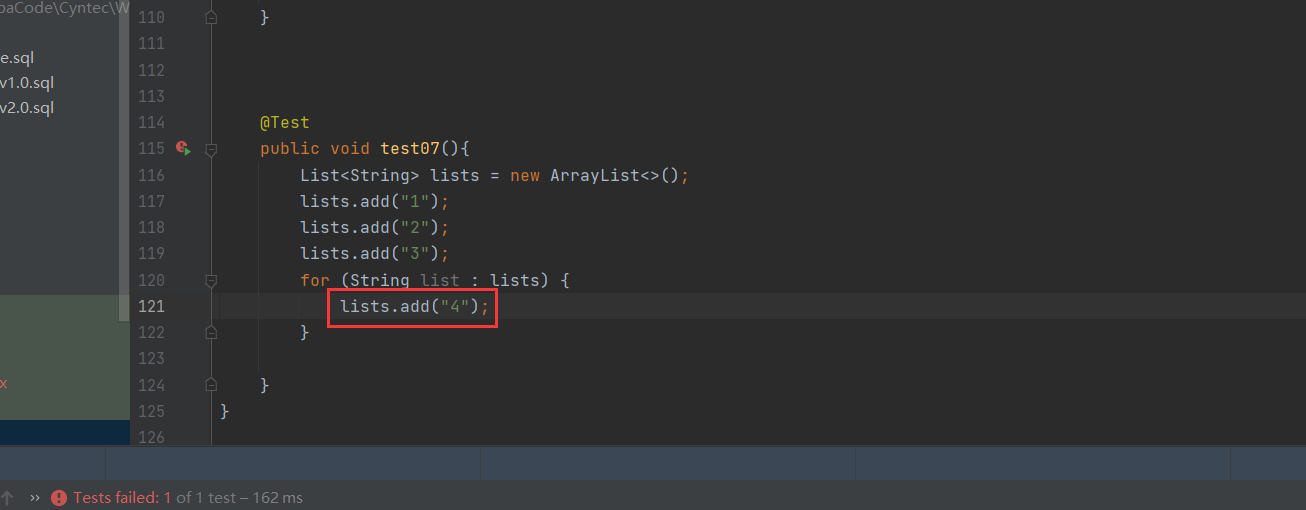 集合循环过程中添加（删除）add(remove)出错java.util.ConcurrentModificationException