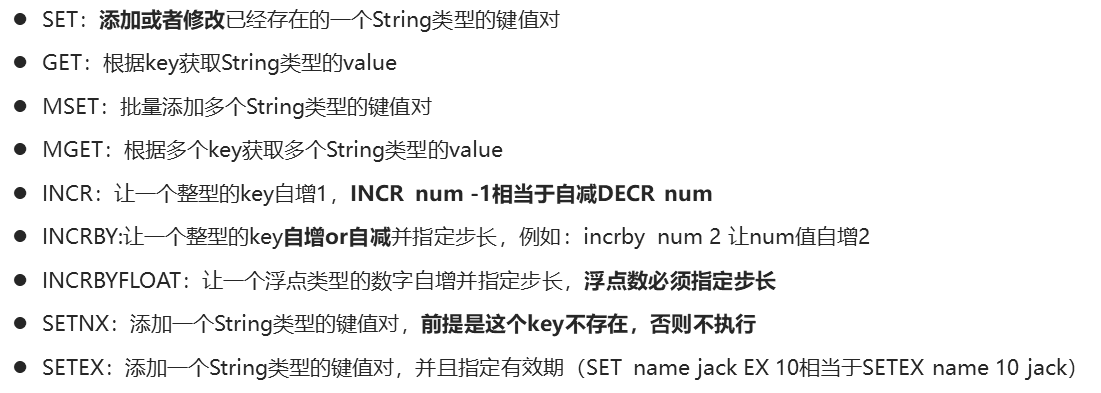 String常用命令