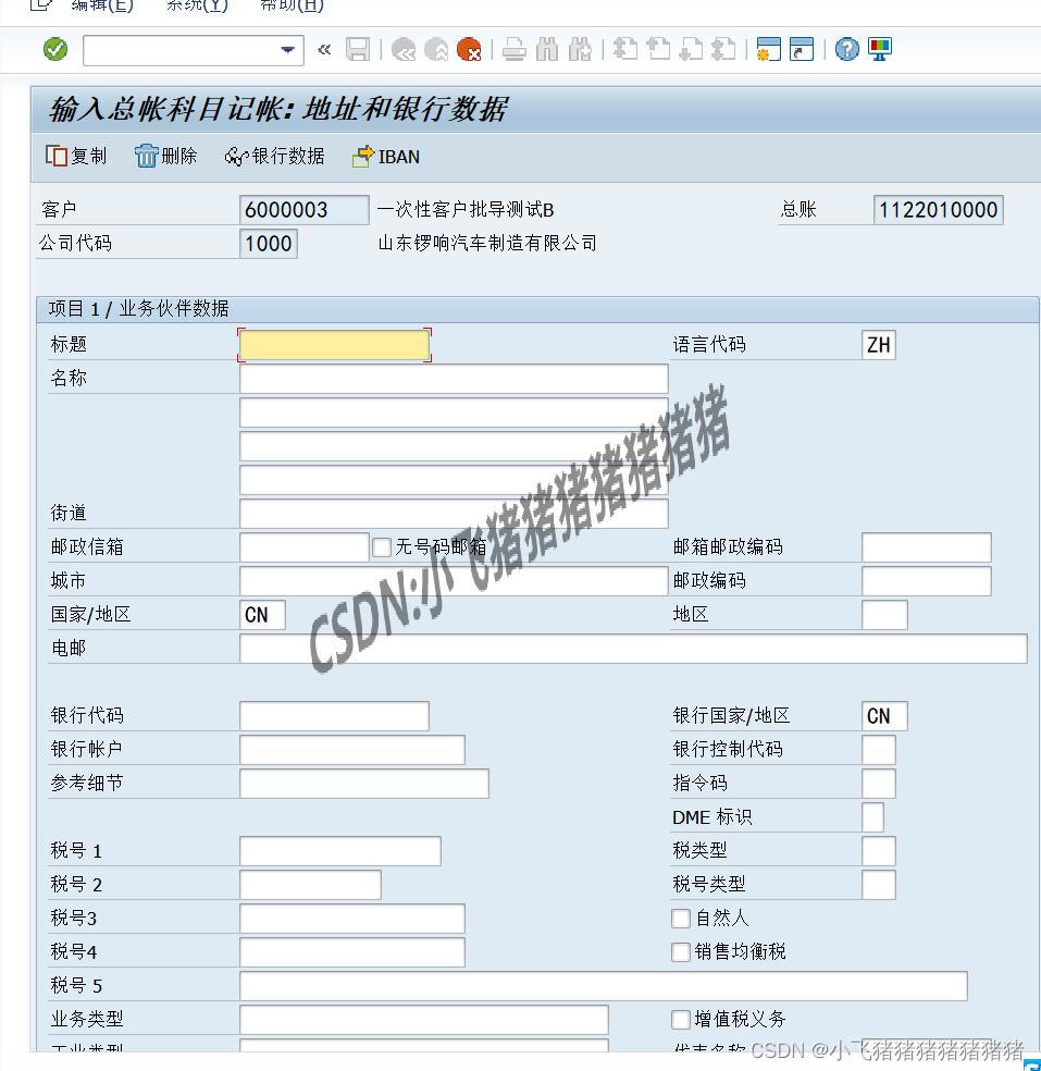 SAP 解决一次性客户不能使用特别总账标识_sap 一次性客户不做特殊总账标记-CSDN博客