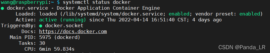 查看Docker状态
