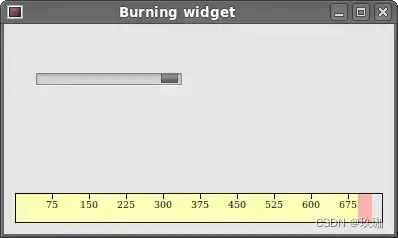 The burning widget