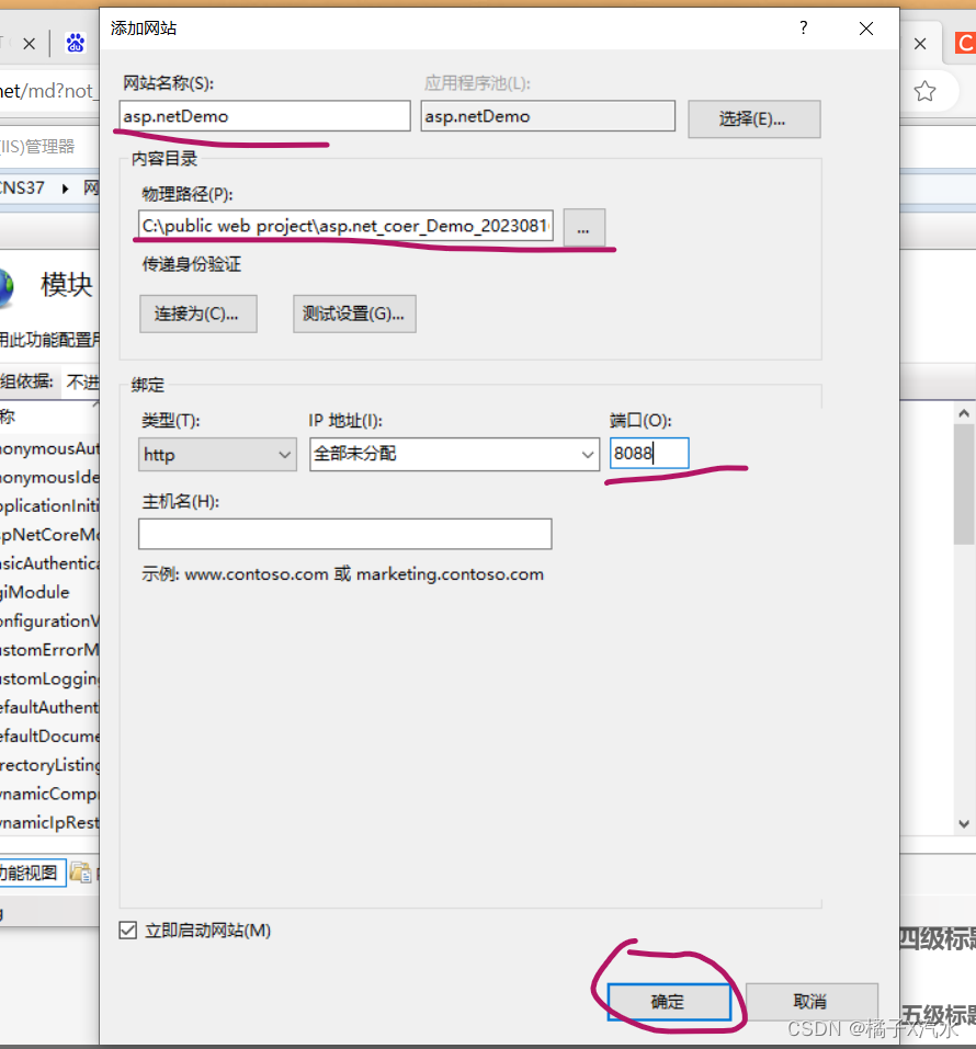 .NET Core发布到IIS