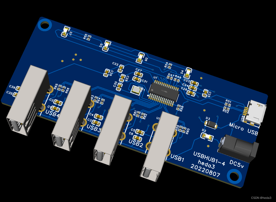 硬件設計-集線器usbhub(usb擴展口)總結_usbhub電路板_heda3的博客