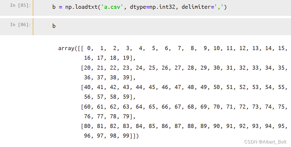 4.1 - 8 - load a.csv int 内容