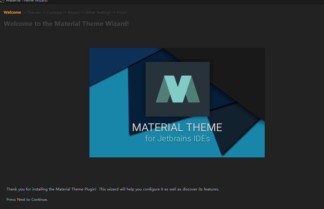 python PyCharm download and replace Material theme - Programmer Sought