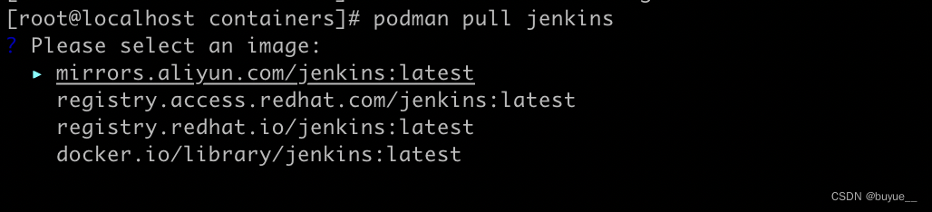 Jenkins使用Docker（Podman）安装部署web应用