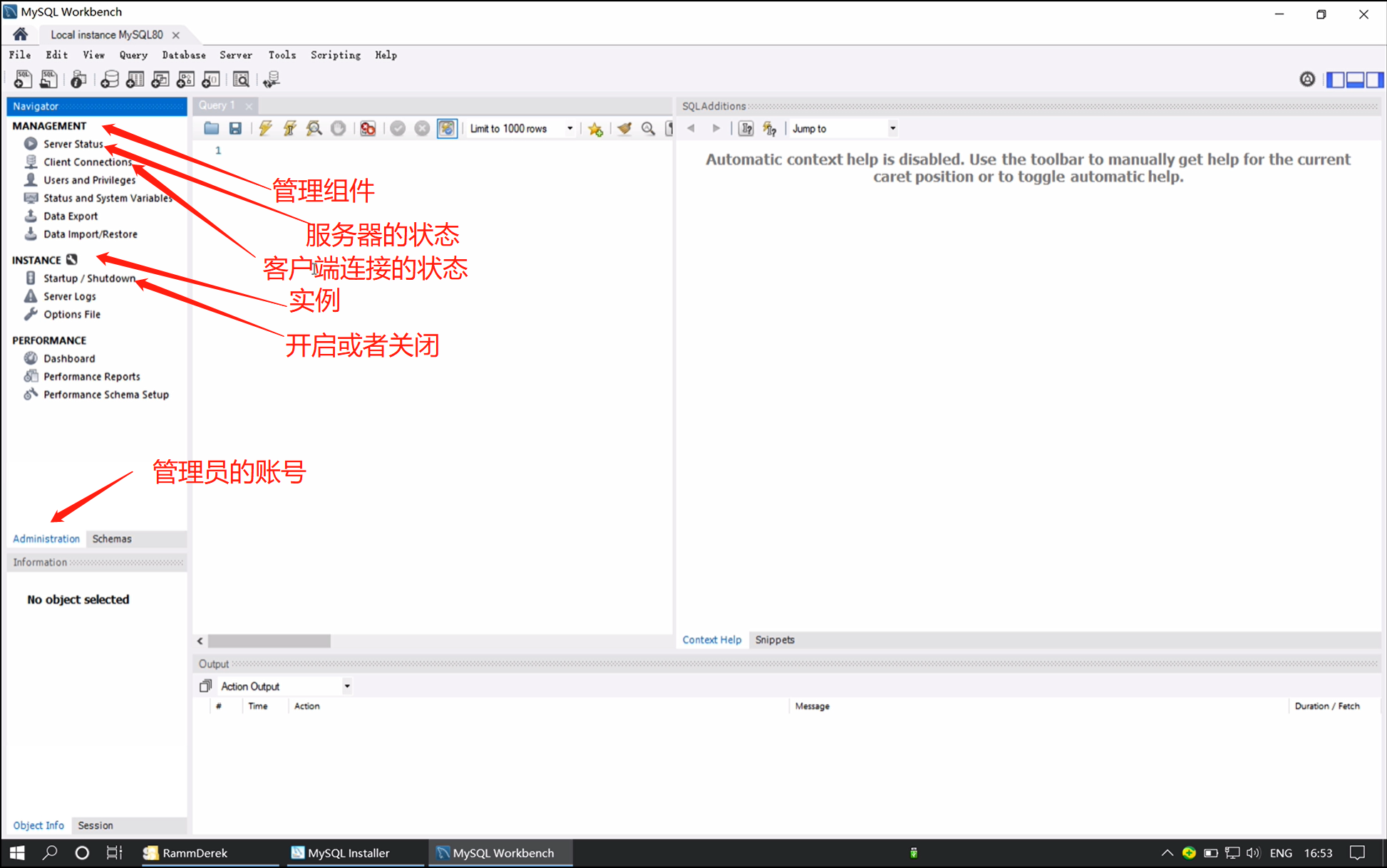 workbench和数据库五类语言
