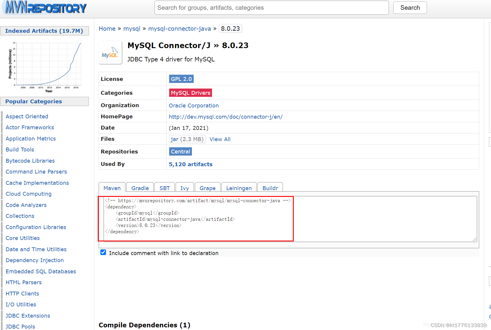 不同版本mysqlconnectorjava的jar包下载地址_mysqlconnectorjava下载CSDN博客