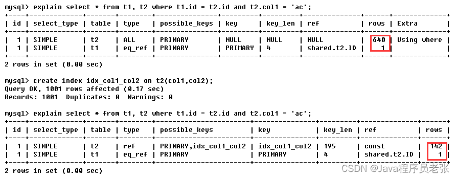 mysql执行计划解读