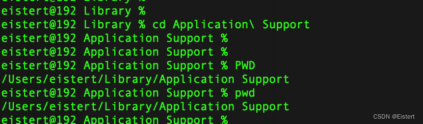 MAC ITEM 解决cd: string not in pwd的问题