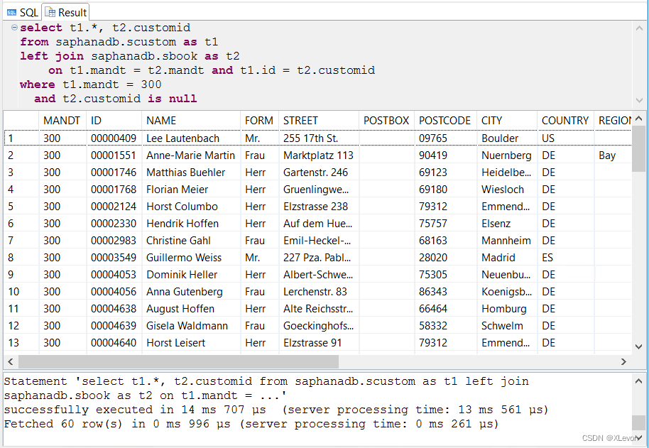 【SAP Hana】SAP HANA SQL 基础教程