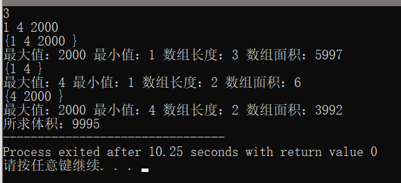 求一个集合或者数组的所有子集的，最大值，最小值，集合元素个数，极差等问题。