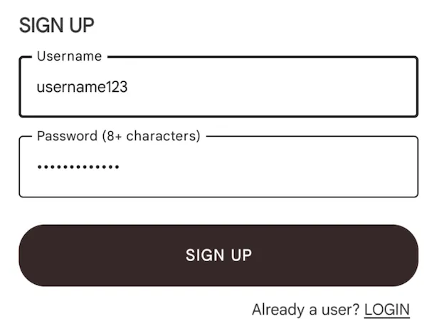 Use two text input boxes to implement the registration interface