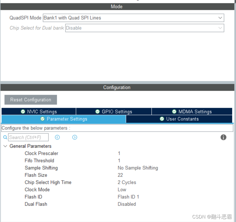 STM32H750 qspi flash bootloader_stm32h750 flashCSDN博客