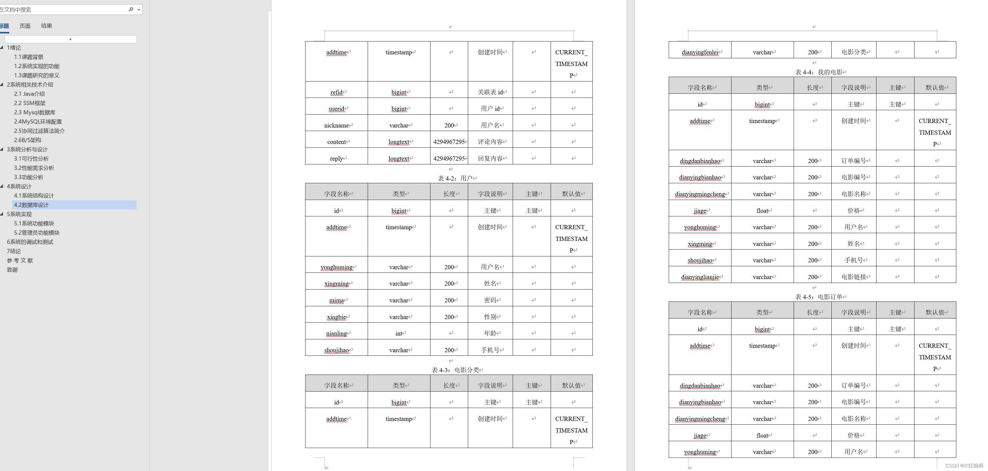 计算机毕业设计 基于SSM的电影推荐系统的设计与实现 Java实战项目 附源码+文档+视频讲解