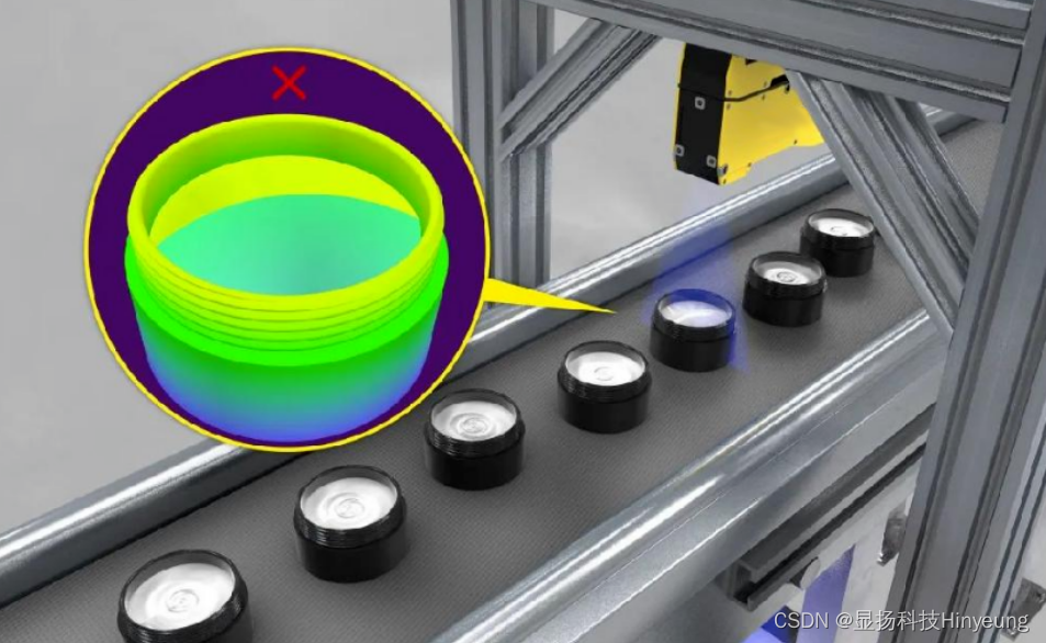 基于显扬科技自主研发3D机器视觉HY-M5在易拉罐包装检测的应用