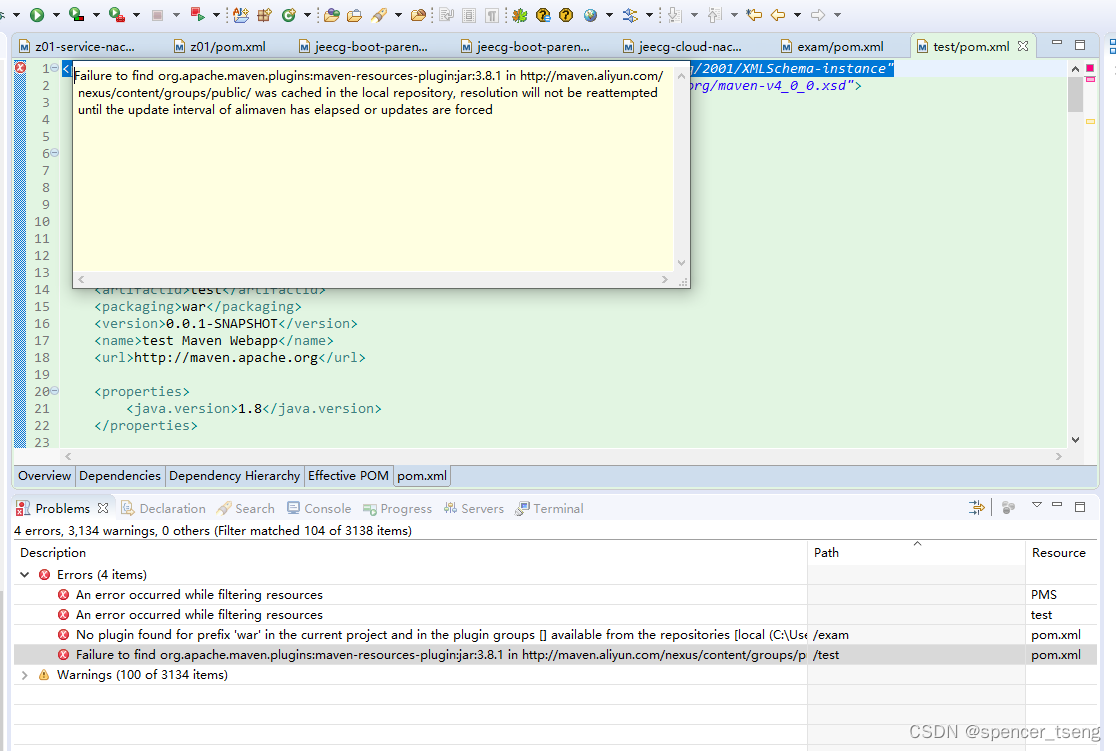 Failure to find org.apache.maven.pluginsmavenresources pluginjar3.