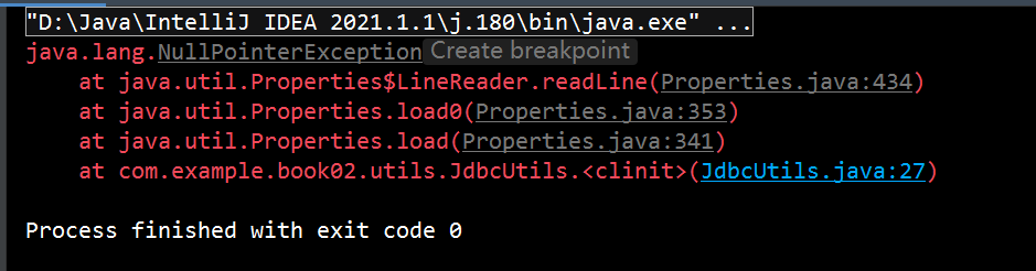JDBC配置java.lang.NullPointerException_at com.example.myapplication.utils ...