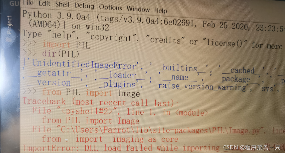 Python解决from PIL import Image问题:DLL load failed while import _imaging:找 ...