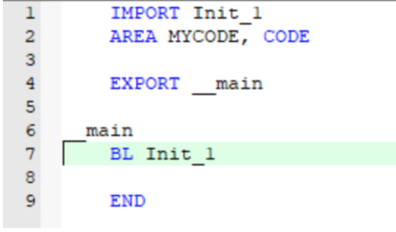 keil下的stm32的c与汇编语言混合编程