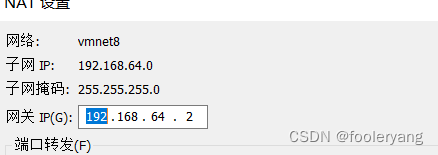 VMware nat模式配置