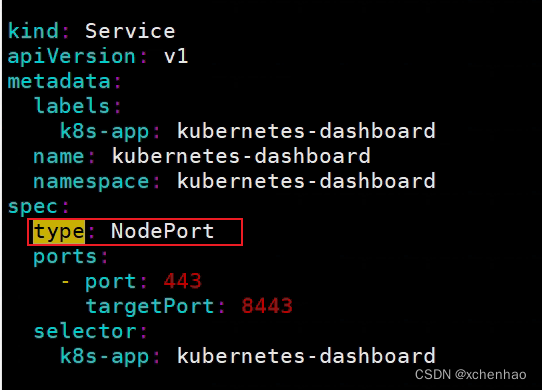 dashboard-nodeport