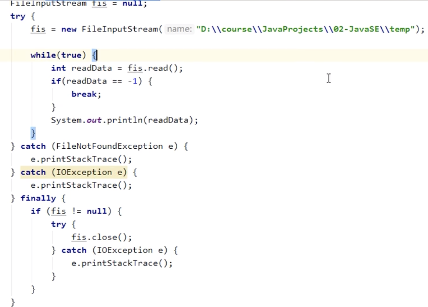 [Lao Du Java Foundation Video Notes 04] - Programmer Sought