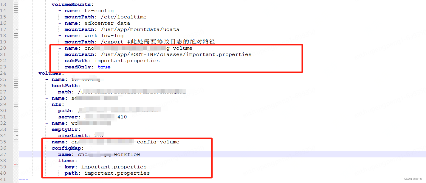 k8s configMap挂载（项目配置文件放到configMap中，不同环境不同配置）