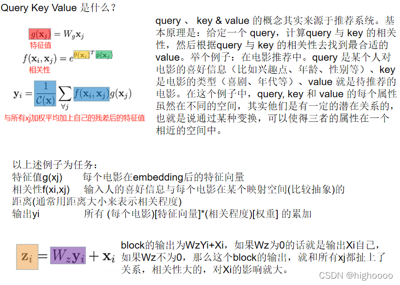 我在self-attention中对Query,Key,Value的理解_query value key-CSDN博客