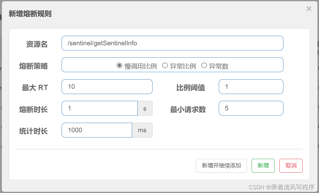 慢调用比例