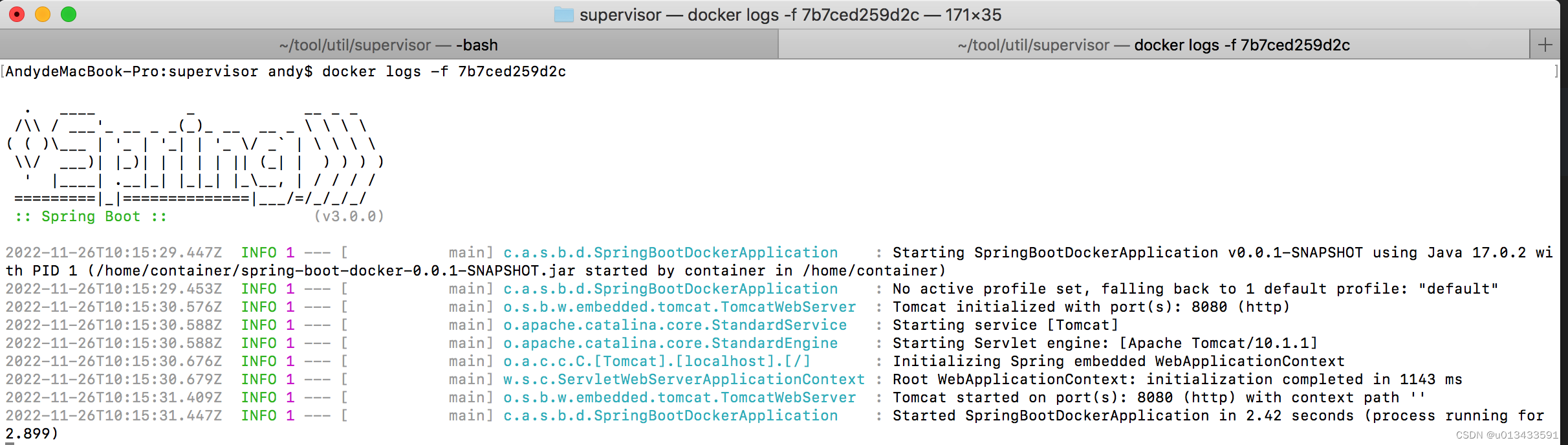Spring Boot 使用Docker构建运行
