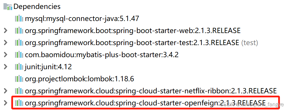 org.springframework.cloud:spring-cloud-starter-openfeign:jar is missing详解